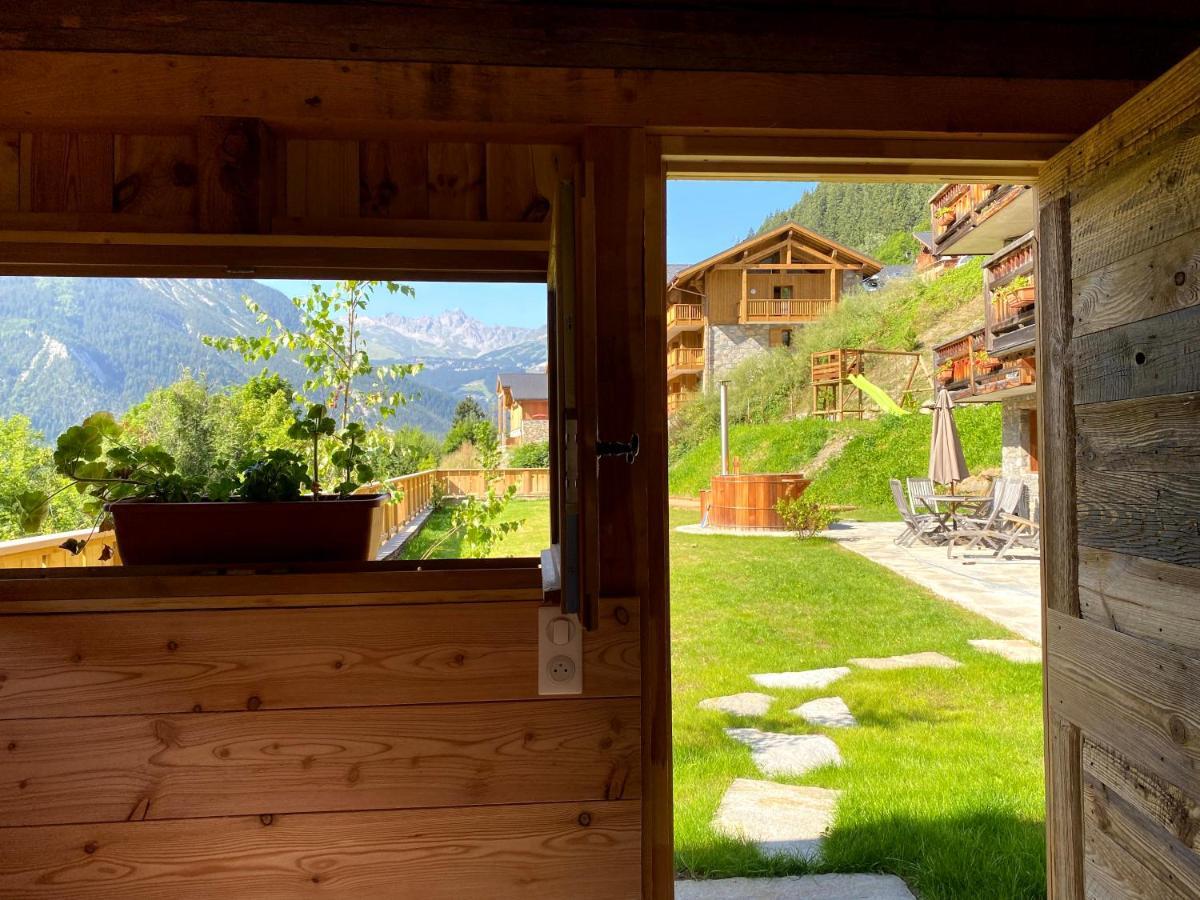 Chalet Des Trappeurs Coeur Vanoise 15 Persons La Plagne Exterior foto