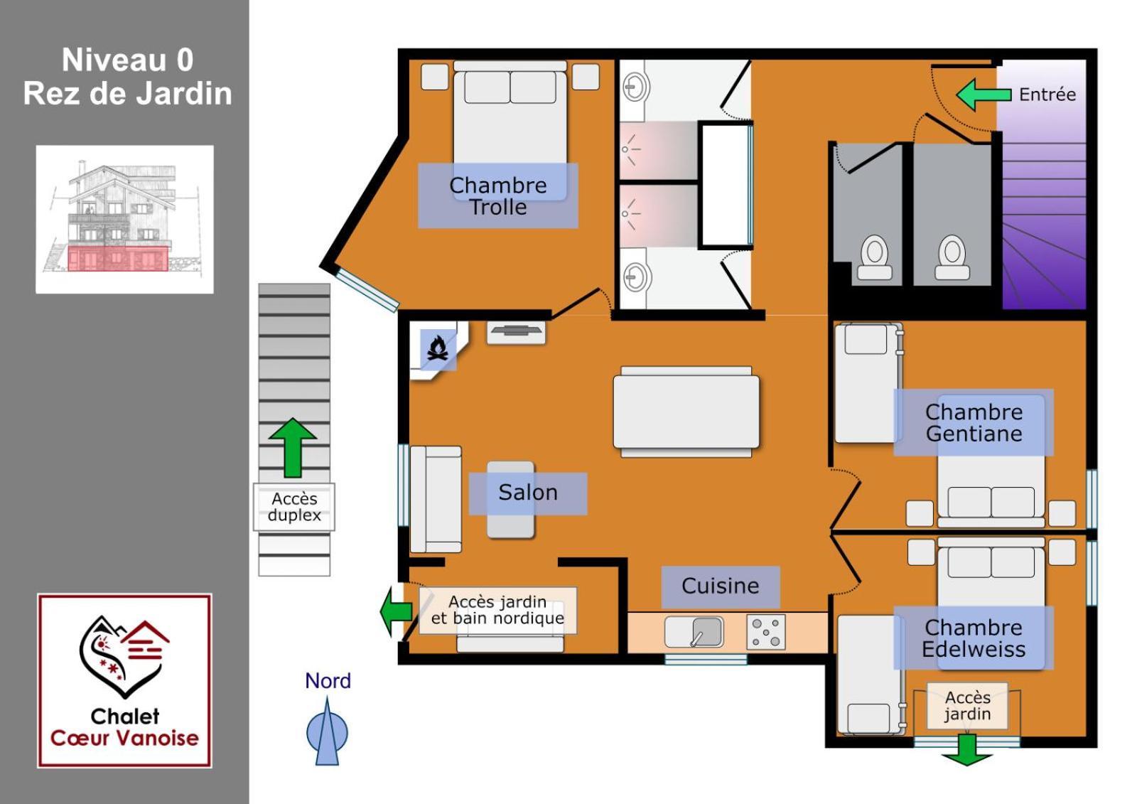 Chalet Des Trappeurs Coeur Vanoise 15 Persons La Plagne Exterior foto